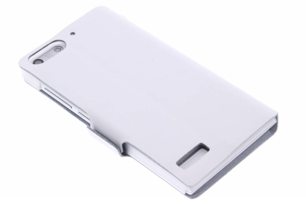 Image of Witte luxe booktype hoes voor de Huawei Ascend G6