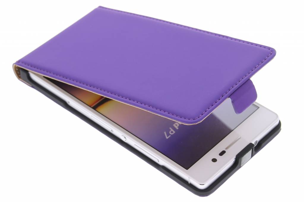 Image of Premium flipcase voor de Huawei Ascend P7 - Purple