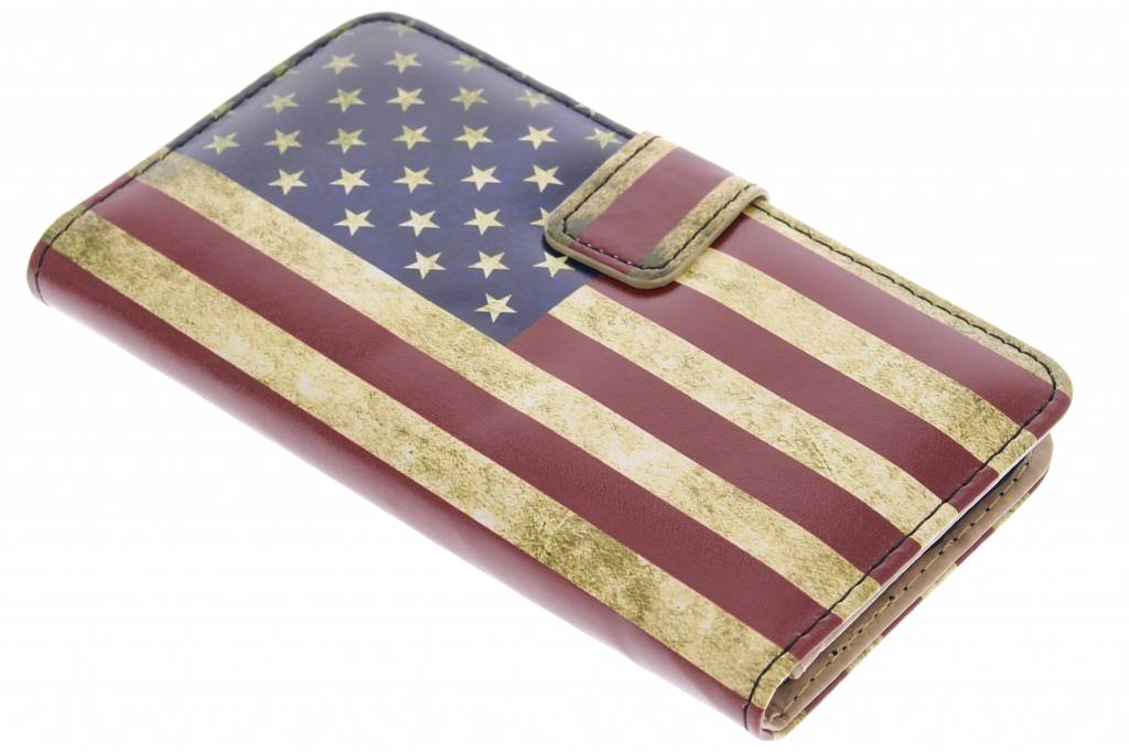 Image of Amerikaanse vlag design booktype hoes voor de iPhone 6 / 6s