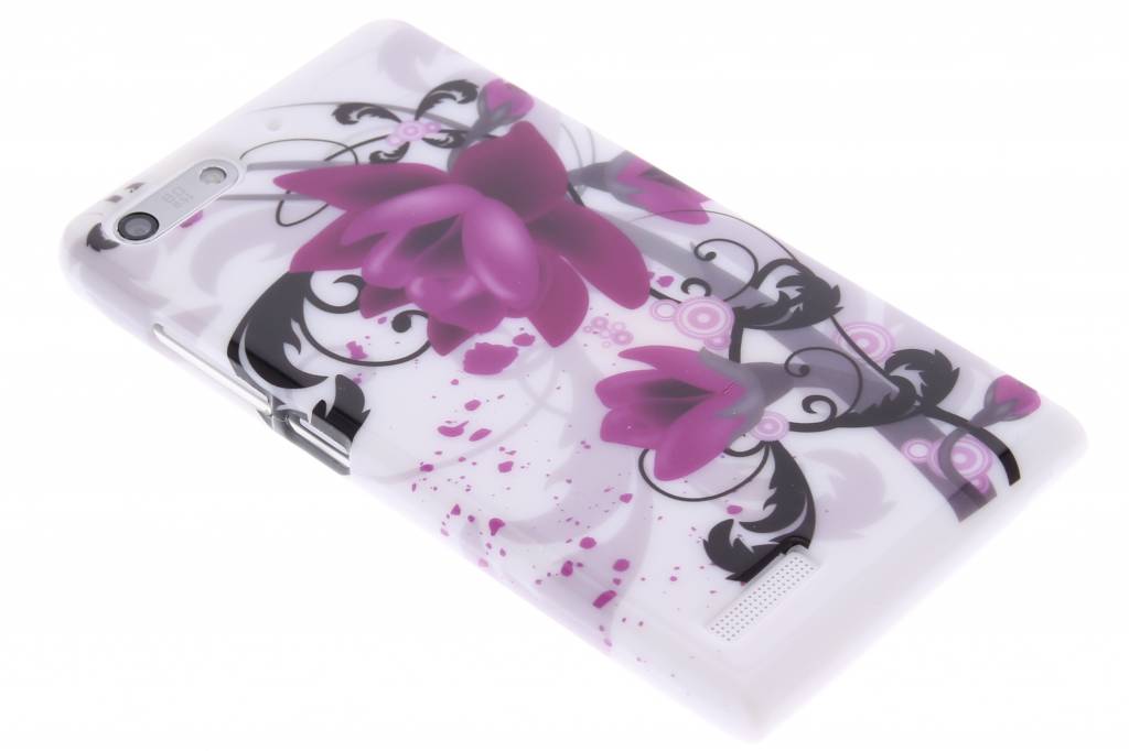 Image of Bloemen design TPU siliconen hoesje voor de Huawei Ascend G6