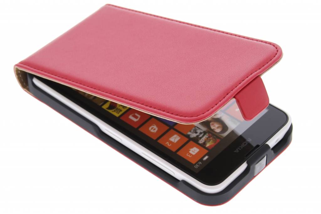 Image of Rode luxe flipcase voor de Nokia Lumia 630 / 635