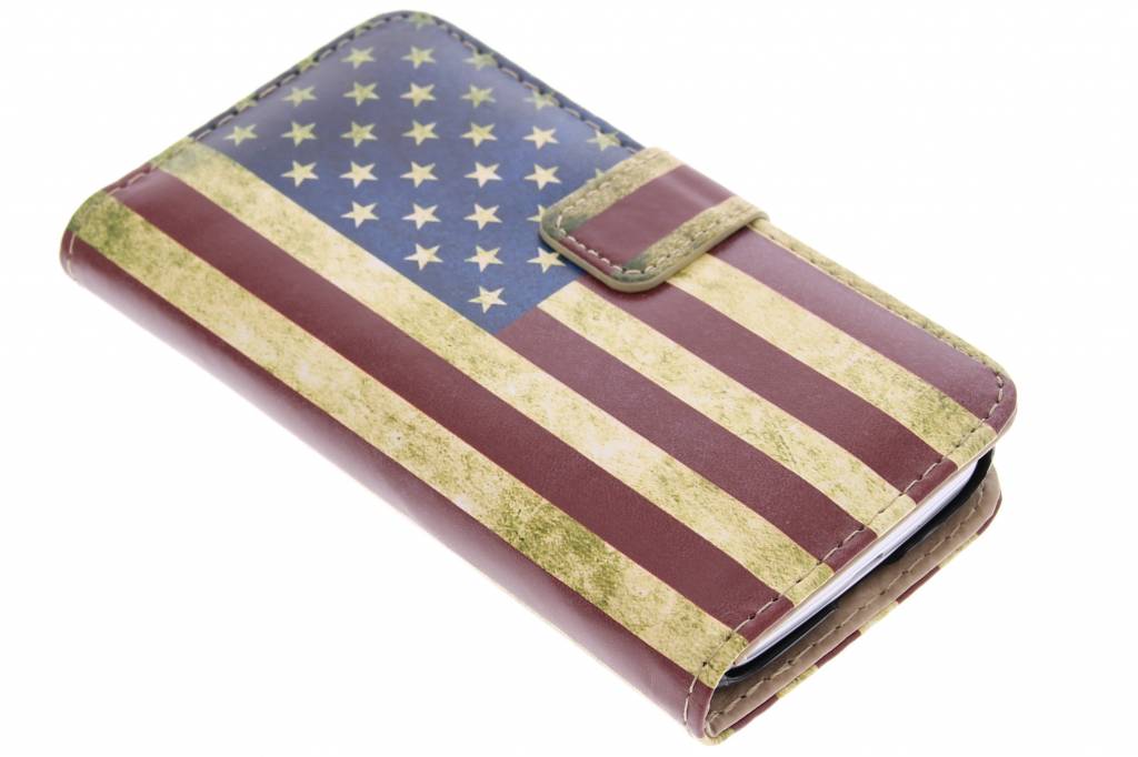 Image of Amerikaanse vlag design booktype hoes voor de LG L90