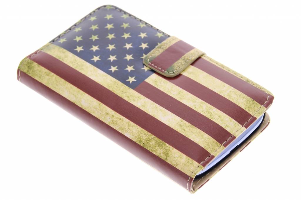 Image of Amerikaanse vlag design booktype hoes voor de Samsung Galaxy Core