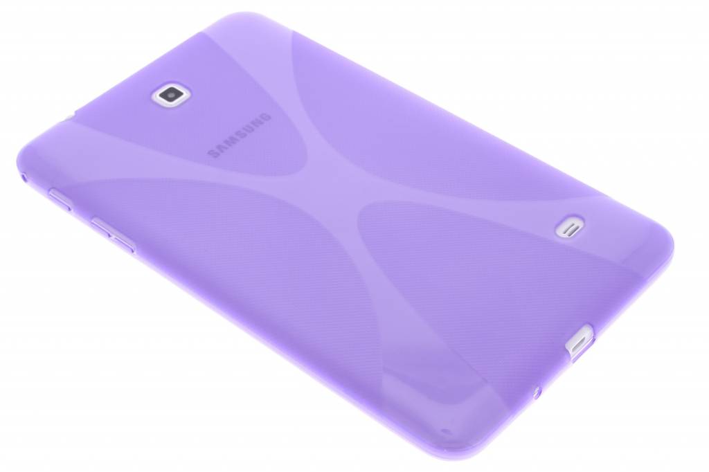 Image of Paarse X-line TPU tablethoes voor de Samsung Galaxy Tab 4 7.0