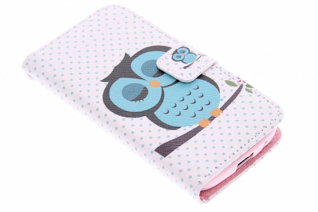 Image of Uil design TPU booktype hoes voor de Samsung Galaxy S4 Mini