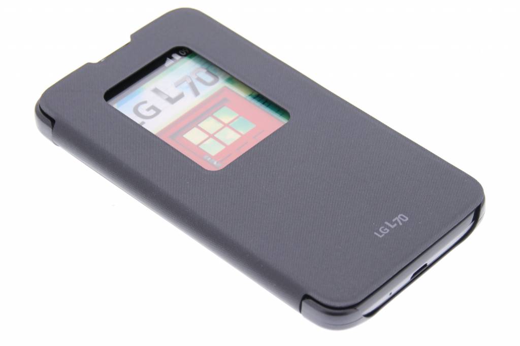 Image of QuickWindow Case voor de LG L70 - zwart