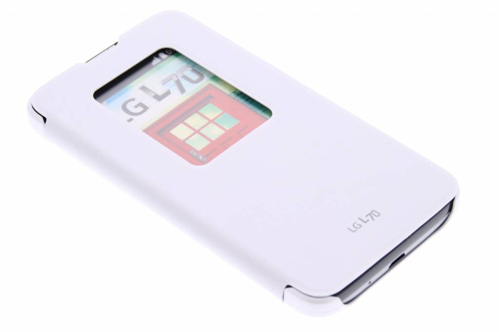 Image of QuickWindow Case voor de LG L70 - wit