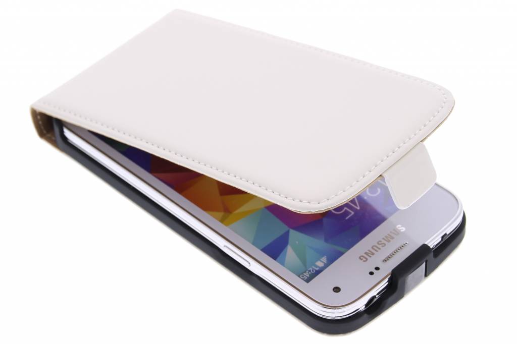 Image of Mobiparts Premium Flip Case Samsung Galaxy S5 Mini White