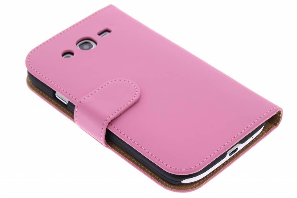 Image of Roze effen booktype hoes voor de Samsung Galaxy Grand (Neo)