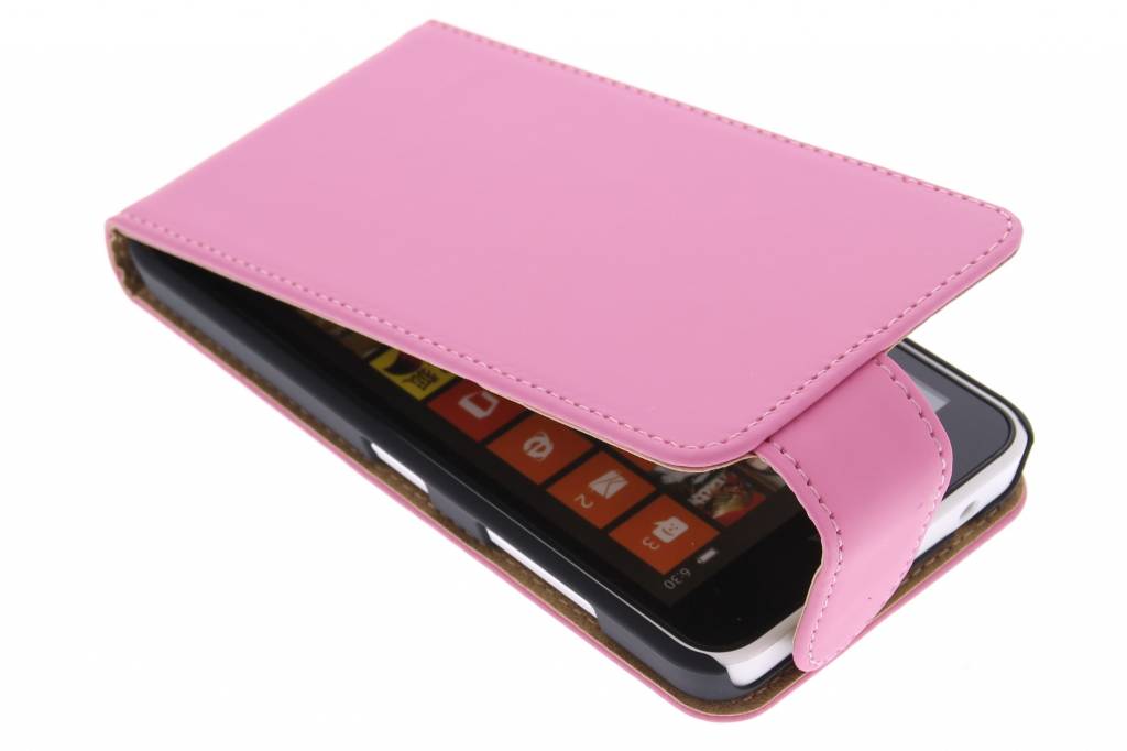 Image of Roze classic flipcase voor de Nokia Lumia 630 / 635