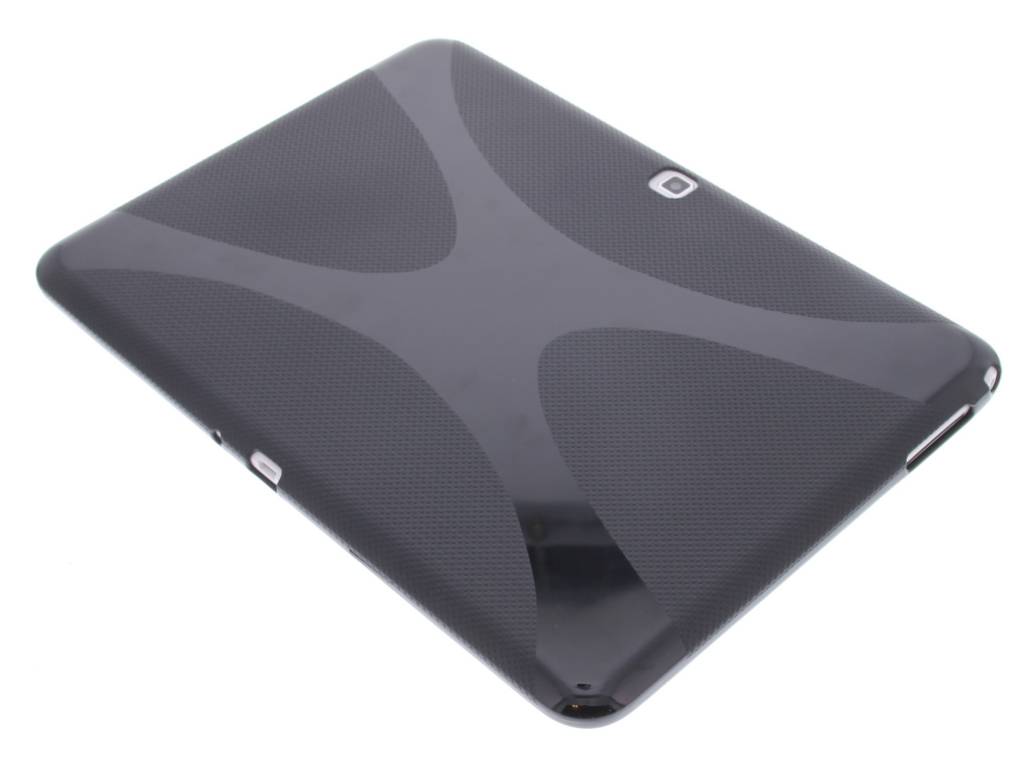 Image of Zwarte X-line TPU hoes voor de Samsung Galaxy Tab 4 10.1