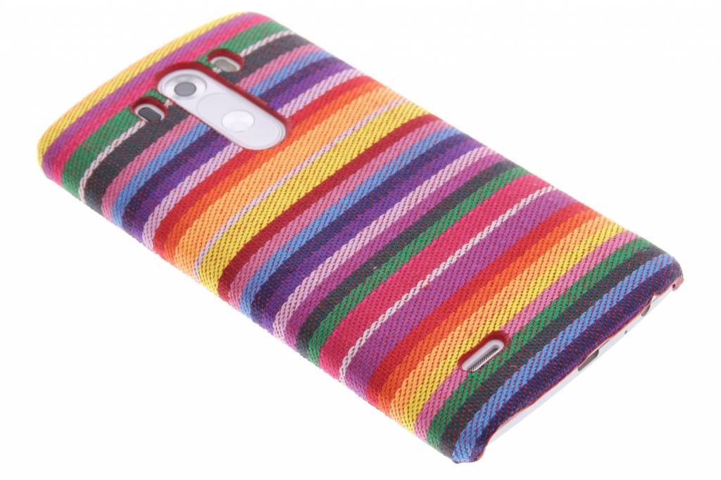 Image of Katoenen hardcase hoesje voor de LG G3