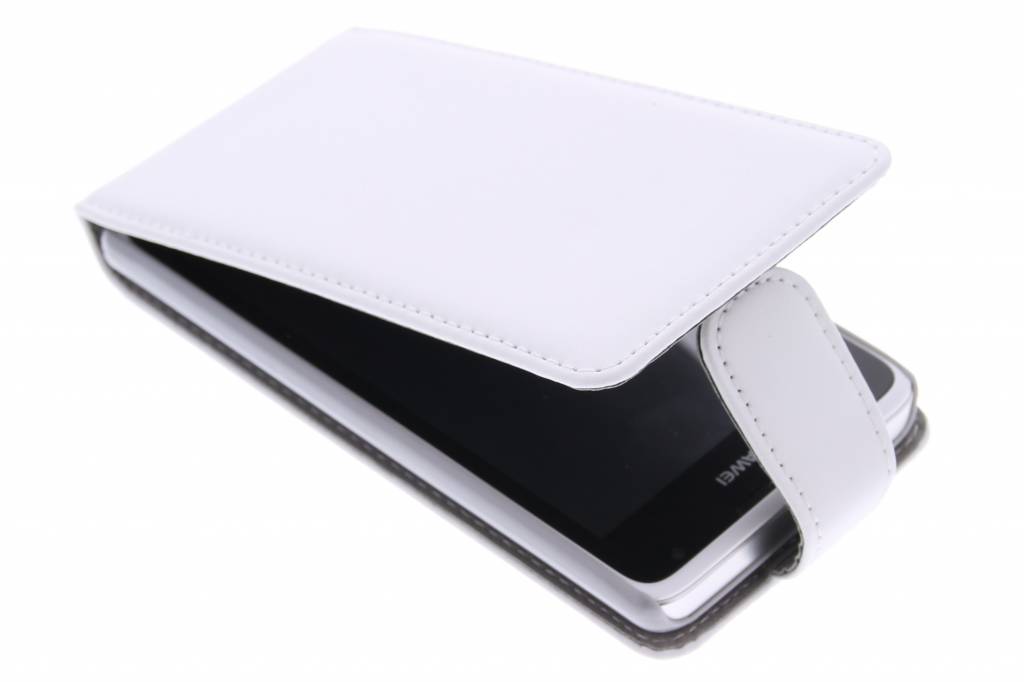 Image of Witte stijlvolle flipcase voor de Huawei Ascend Y530