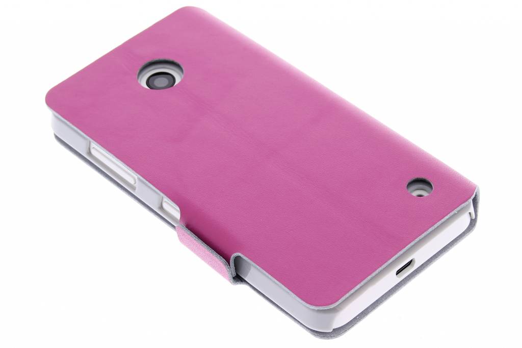 Image of Fuchsia luxe booktype hoes voor de Nokia Lumia 630 / 635