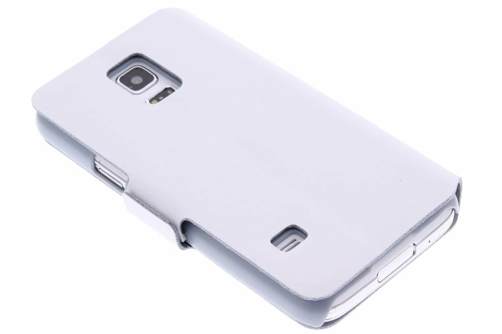 Image of Witte luxe booktype hoes voor de Samsung Galaxy S5 Mini