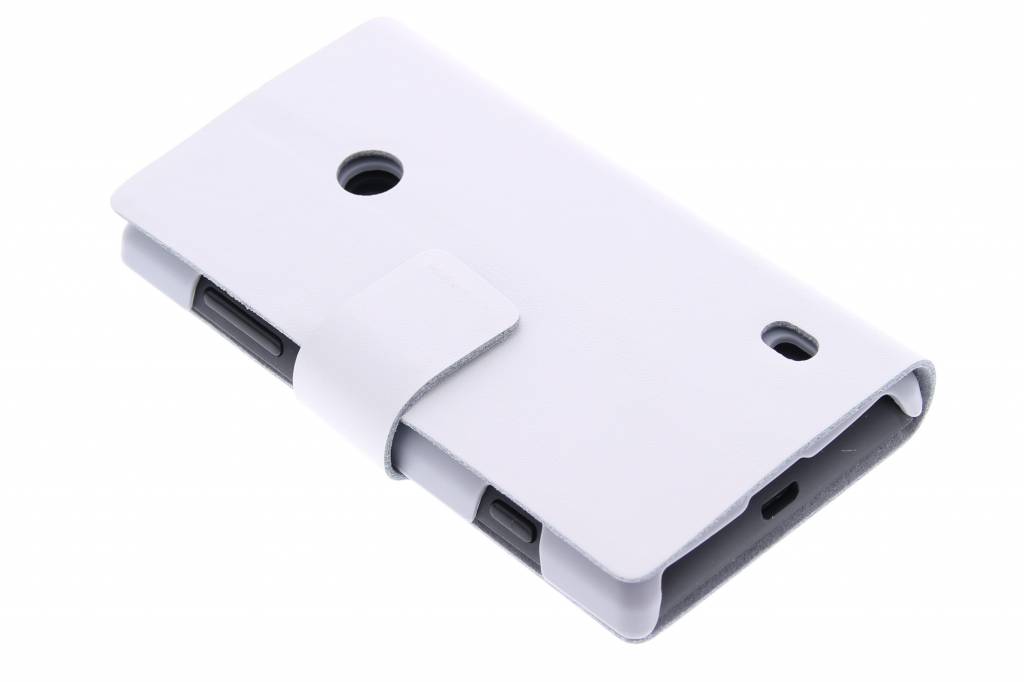 Image of Witte stijlvolle booktype hoes voor de Nokia Lumia 520