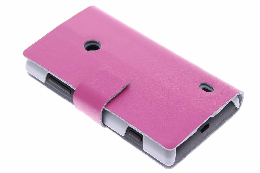 Image of Fuchsia stijlvolle booktype hoes voor de Nokia Lumia 520