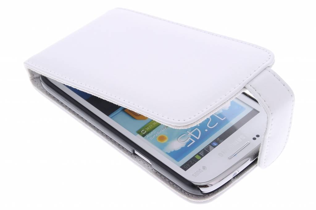 Image of Witte stijlvolle flipcase voor de Samsung Galaxy Core