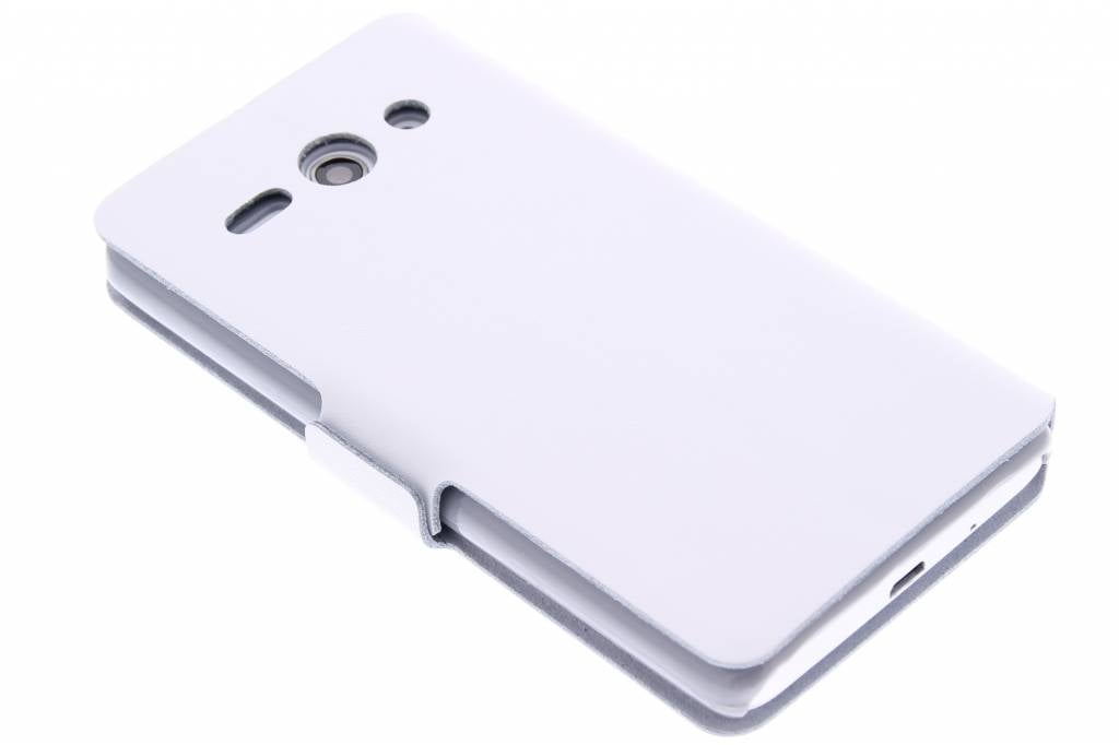 Image of Witte luxe booktype hoes voor de Huawei Ascend Y530