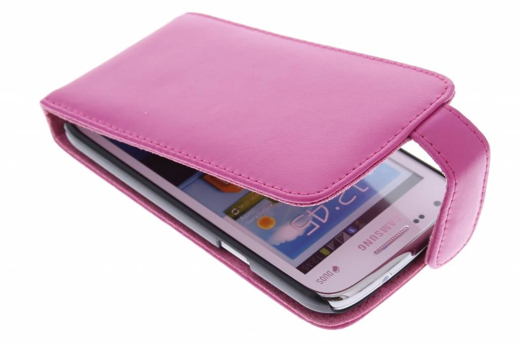 Image of Fuchsia stijlvolle flipcase voor de Samsung Galaxy Core