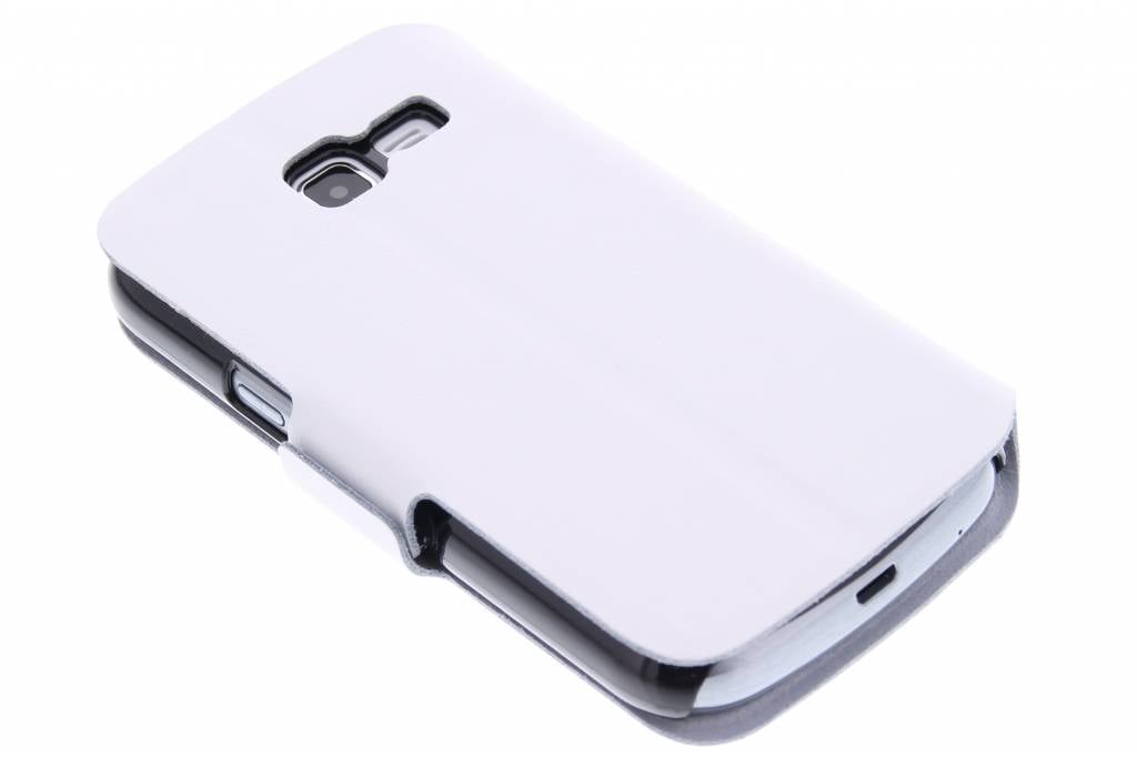 Image of Witte luxe booktype hoes voor de Samsung Galaxy Trend Lite