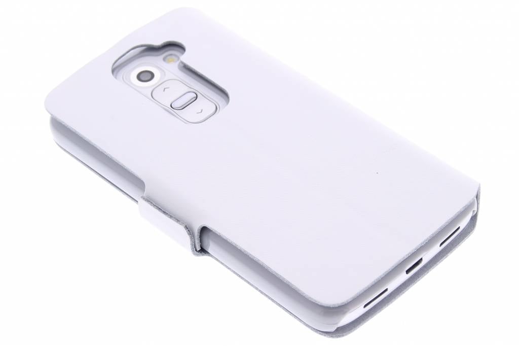 Image of Witte luxe booktype hoes voor de LG G2 Mini