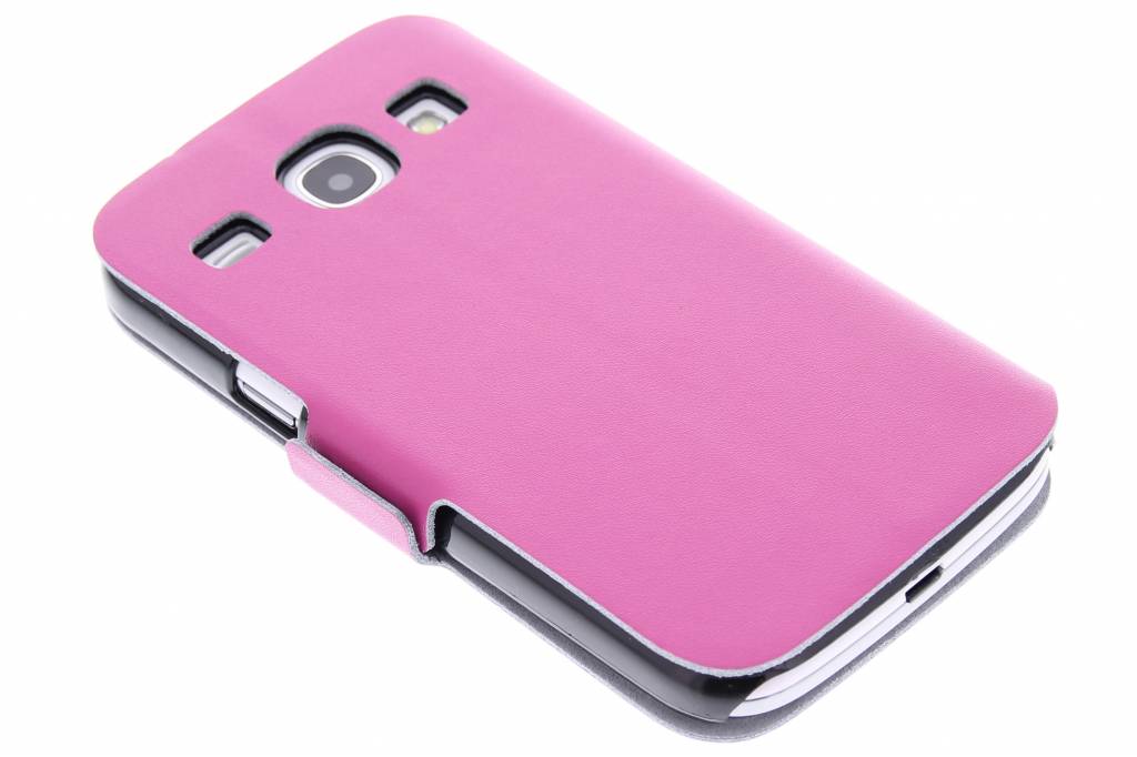 Image of Fuchsia luxe booktype hoes voor de Samsung Galaxy Core