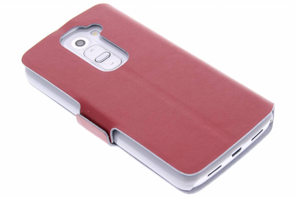 Image of Rode luxe booktype hoes voor de LG G2 Mini