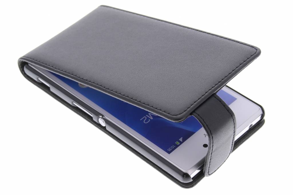 Image of Zwart stijlvolle flipcase Sony Xperia M2 (Aqua)