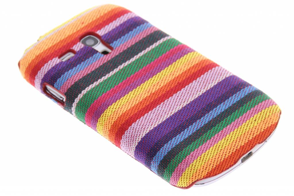 Image of Katoenen hardcase hoesje voor de Samsung Galaxy S3 Mini