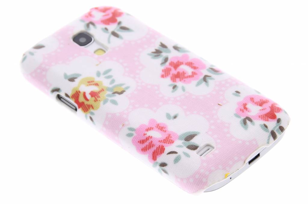 Image of Roze bloemen design hardcase hoesje voor de Samsung Galaxy S4 Mini