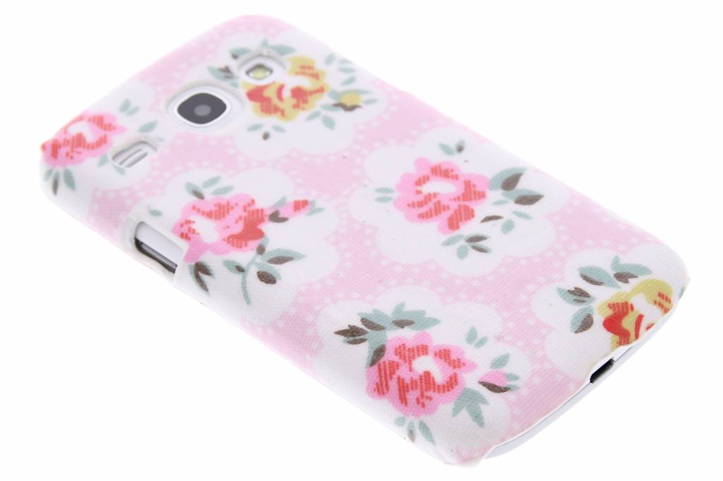 Image of Roze bloemen design hardcase hoesje voor de Samsung Galaxy Core