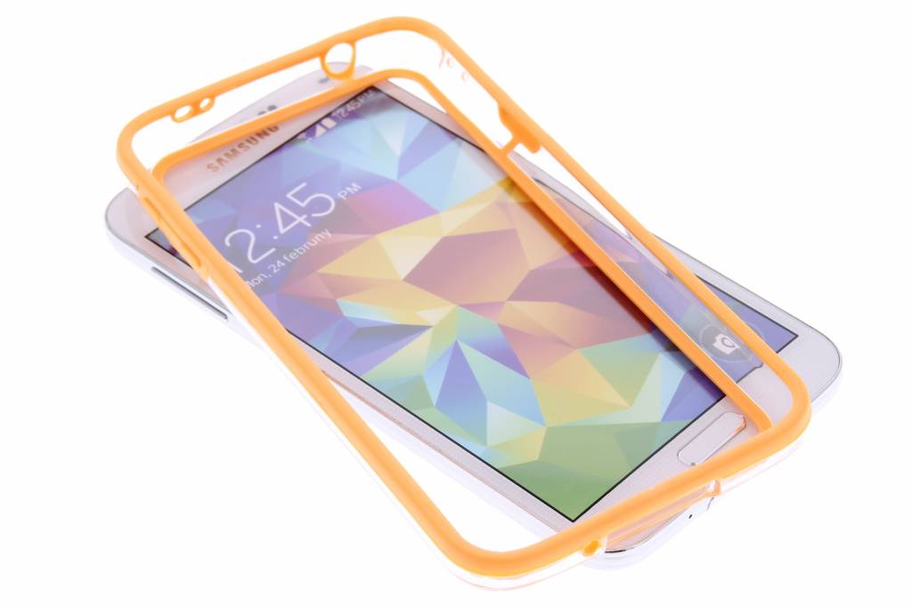 Image of Oranje transparante bumper voor de Samsung Galaxy S5 (Plus) / Neo