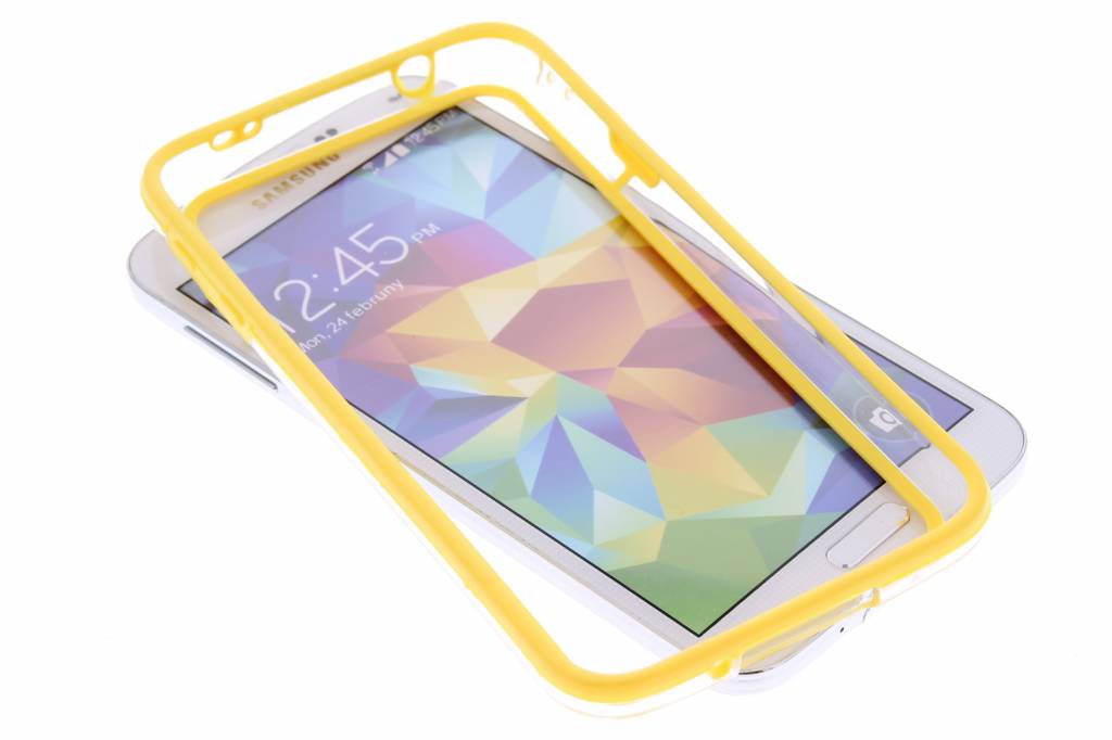 Image of Gele transparante bumper voor de Samsung Galaxy S5 (Plus) / Neo