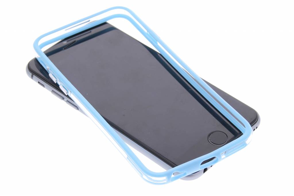 Image of Lichtblauwe transparante bumper voor de iPhone 6 / 6s