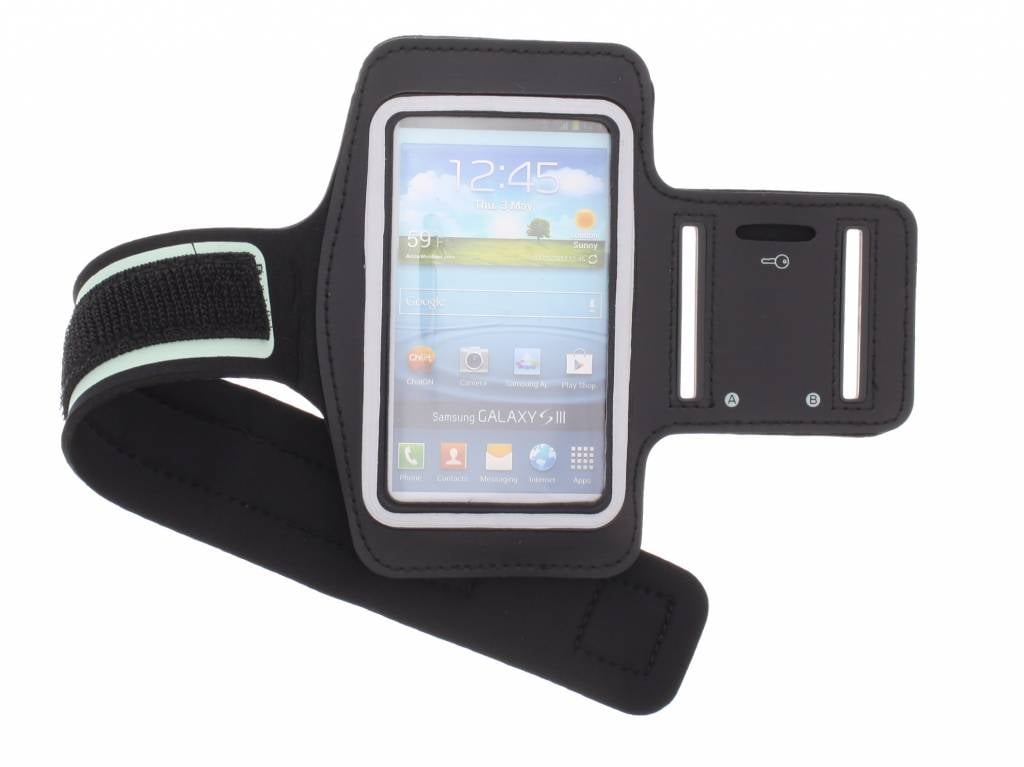 Image of Zwarte sportarmband voor de Samsung Galaxy S3 en s4