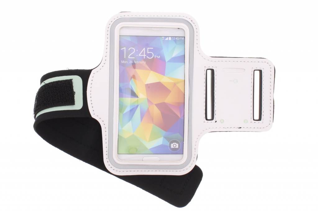 Image of Witte sportarmband voor de Samsung Galaxy S5