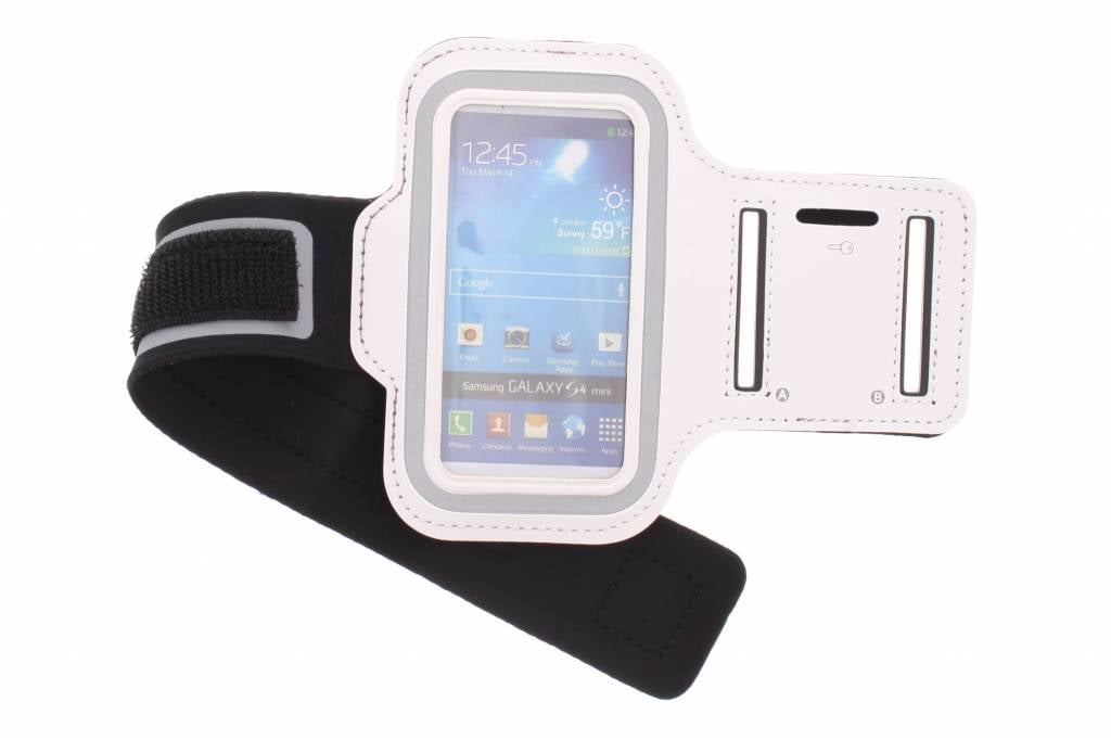 Image of Witte sportarmband voor de Samsung Galaxy S4 Mini