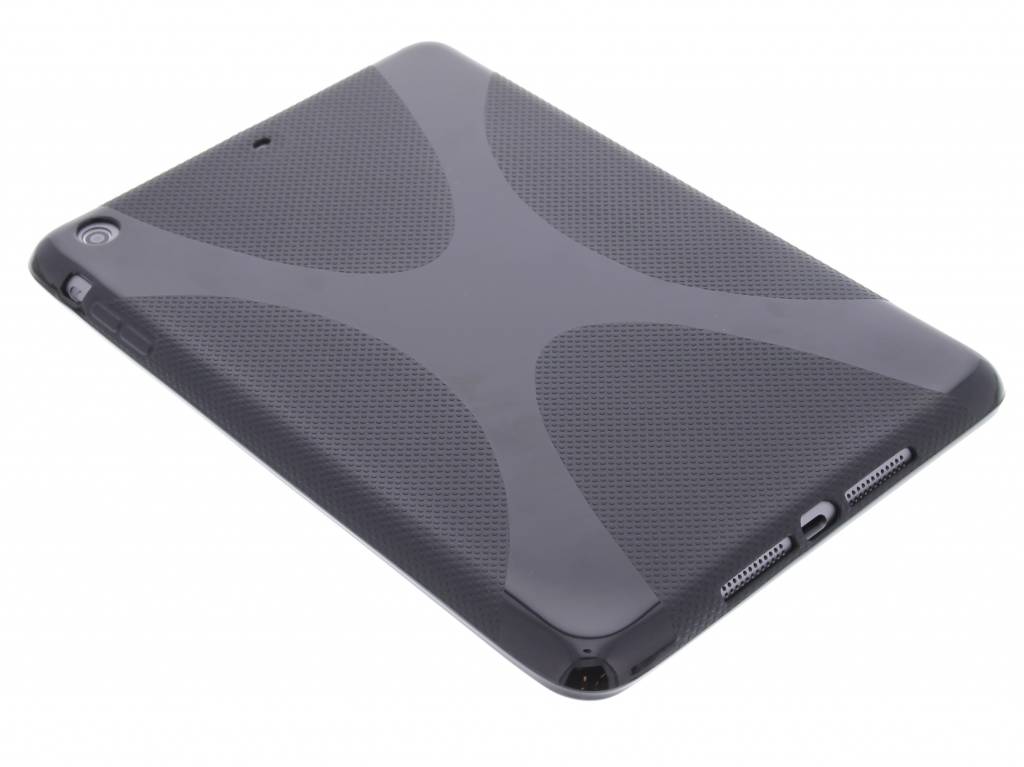 Image of Zwarte X-Line TPU tablethoes voor de iPad Mini / 2 / 3