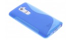 Blauw S-line TPU hoesje LG G2 Blauw S-line TPU hoesje LG G2