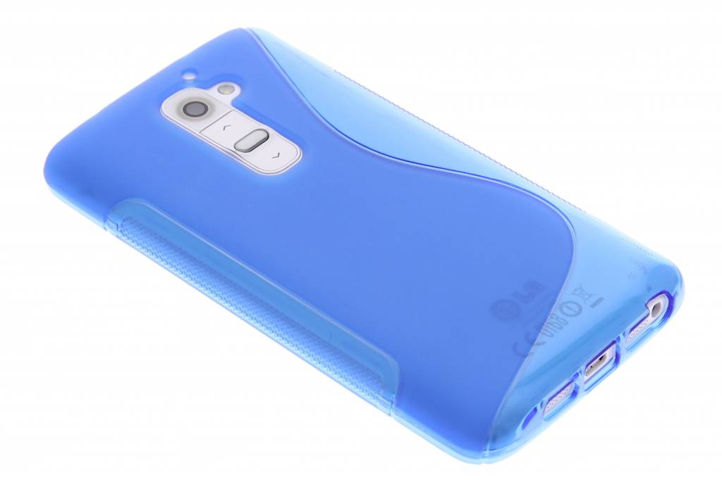 Image of Blauw S-line TPU siliconen hoesje voor de LG G2