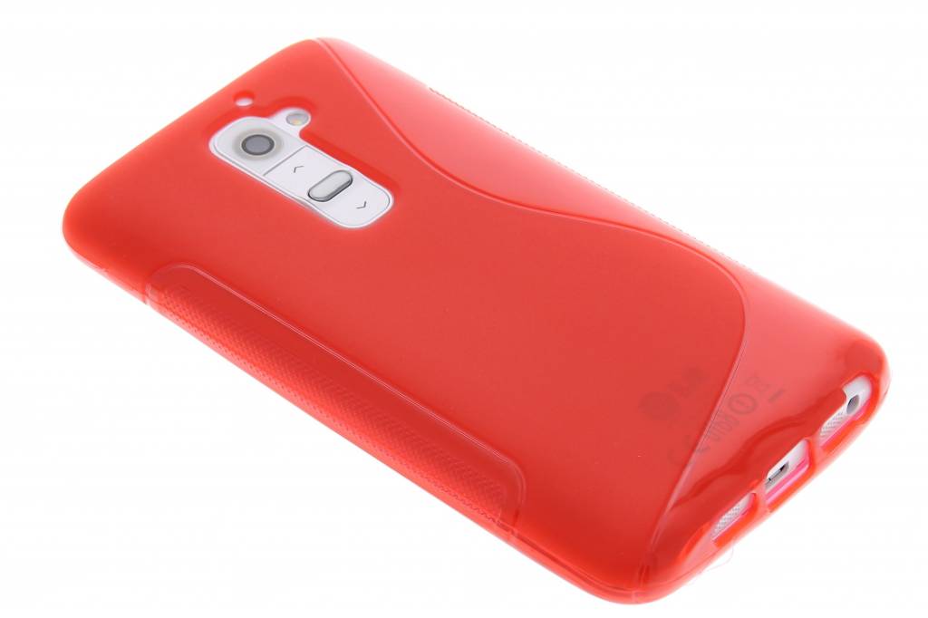 Image of Rood S-line TPU siliconen hoesje voor de LG G2