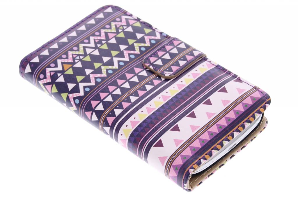 Image of Aztec design booktype hoes voor de Samsung Galaxy Core