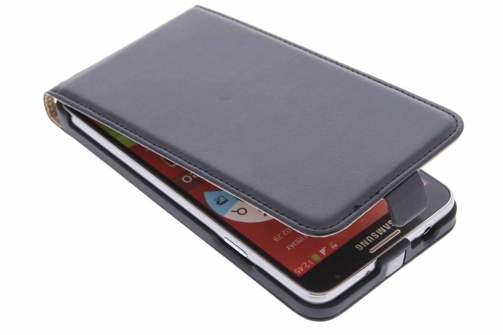 Image of Zwarte luxe flipcase voor de Samsung Galaxy Note 3 Neo