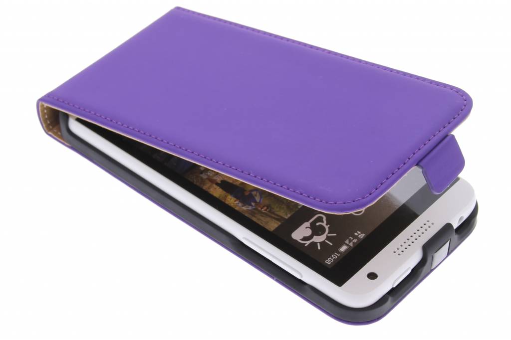 Image of Mobiparts Premium Flip Case HTC Desire 610 Purple
