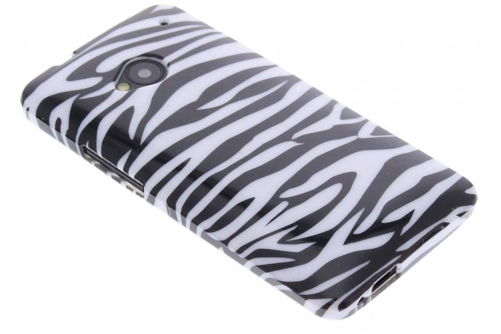 Image of Zebra design TPU siliconen hoesje HTC One