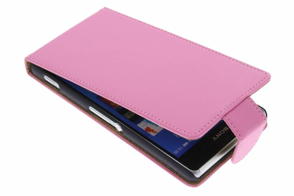 Image of Roze classic flipcase voor de Sony Xperia Z3