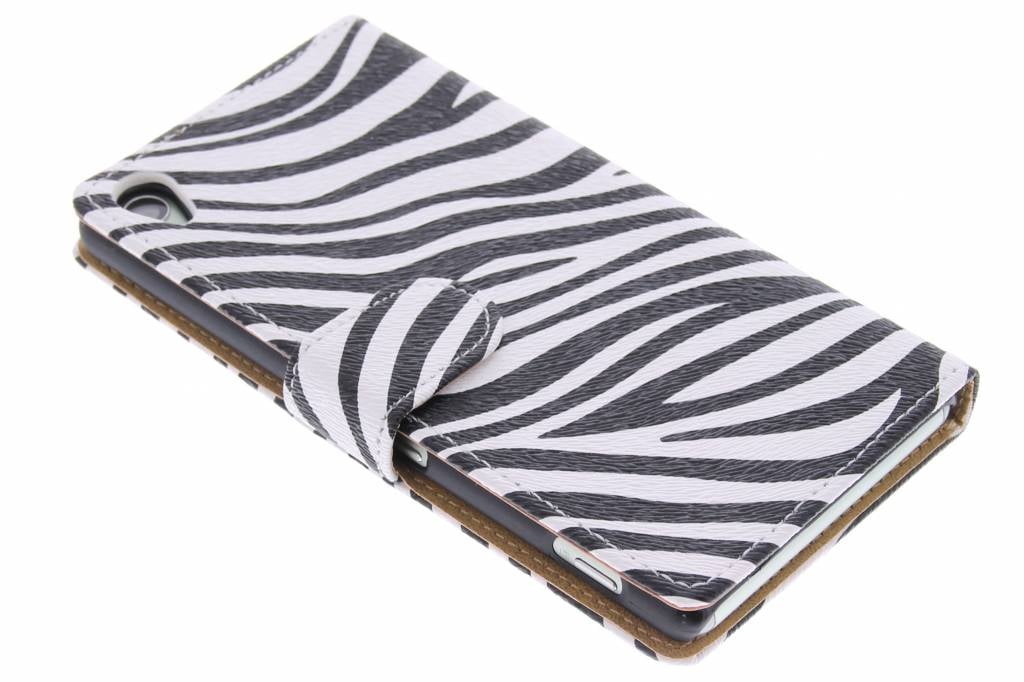 Image of Zebra booktype hoes voor de Sony Xperia Z3