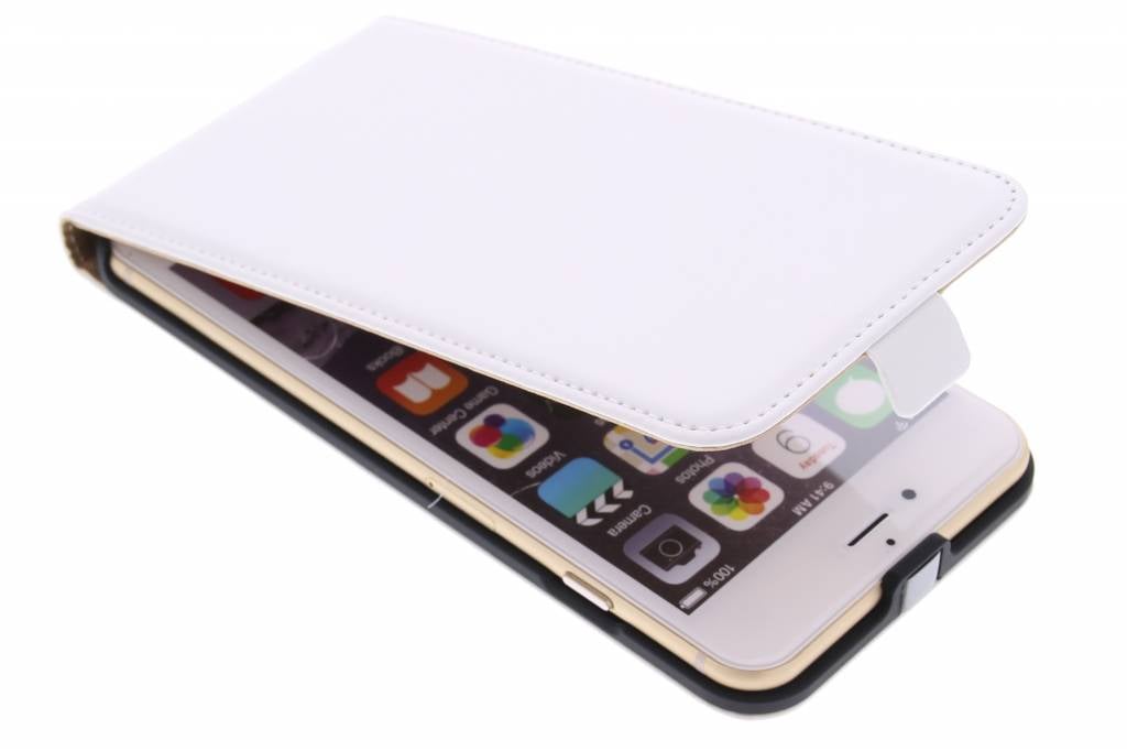 Image of Witte luxe flipcase voor de iPhone 6(s) Plus