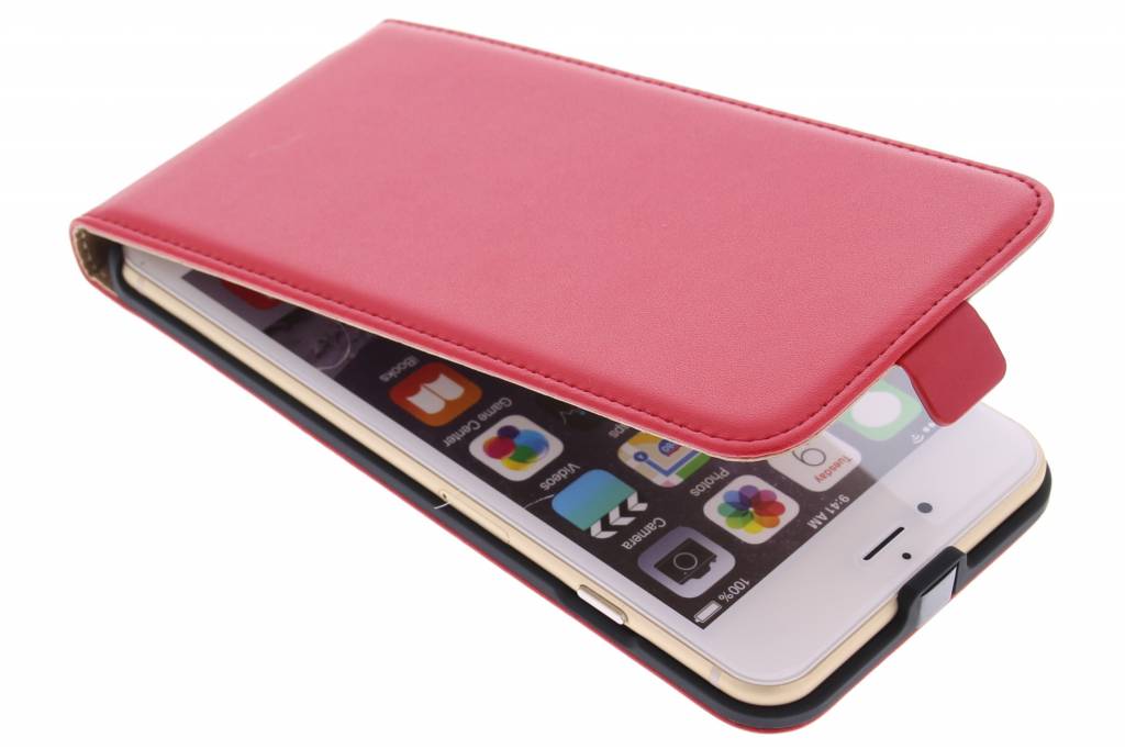 Image of Rode luxe flipcase voor de iPhone 6(s) Plus